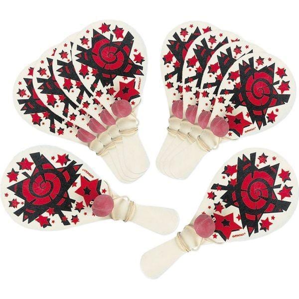 Buy Kids Birthday Classic paddle balls, 7 per package sold at Party Expert