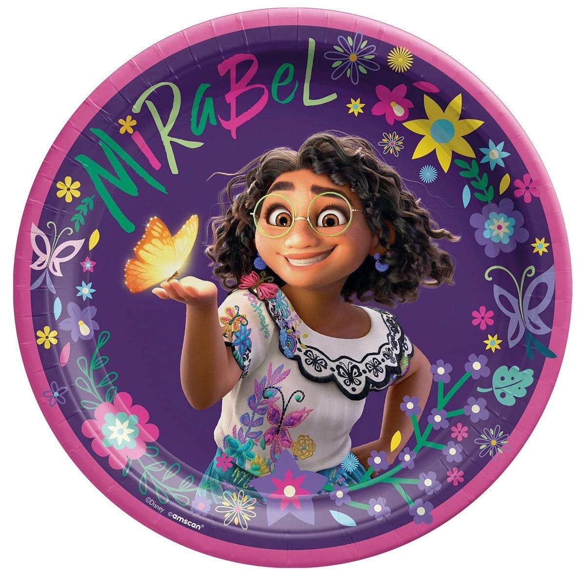 Buy kids Birthday Encanto Lunch Paper Plate, 9 Inches, 8 Count sold at Party Expert