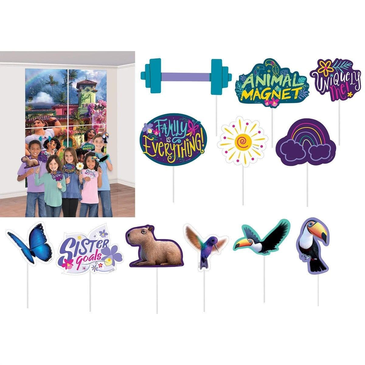 Buy Kids Birthday Encanto Scene Setter With Props sold at Party Expert