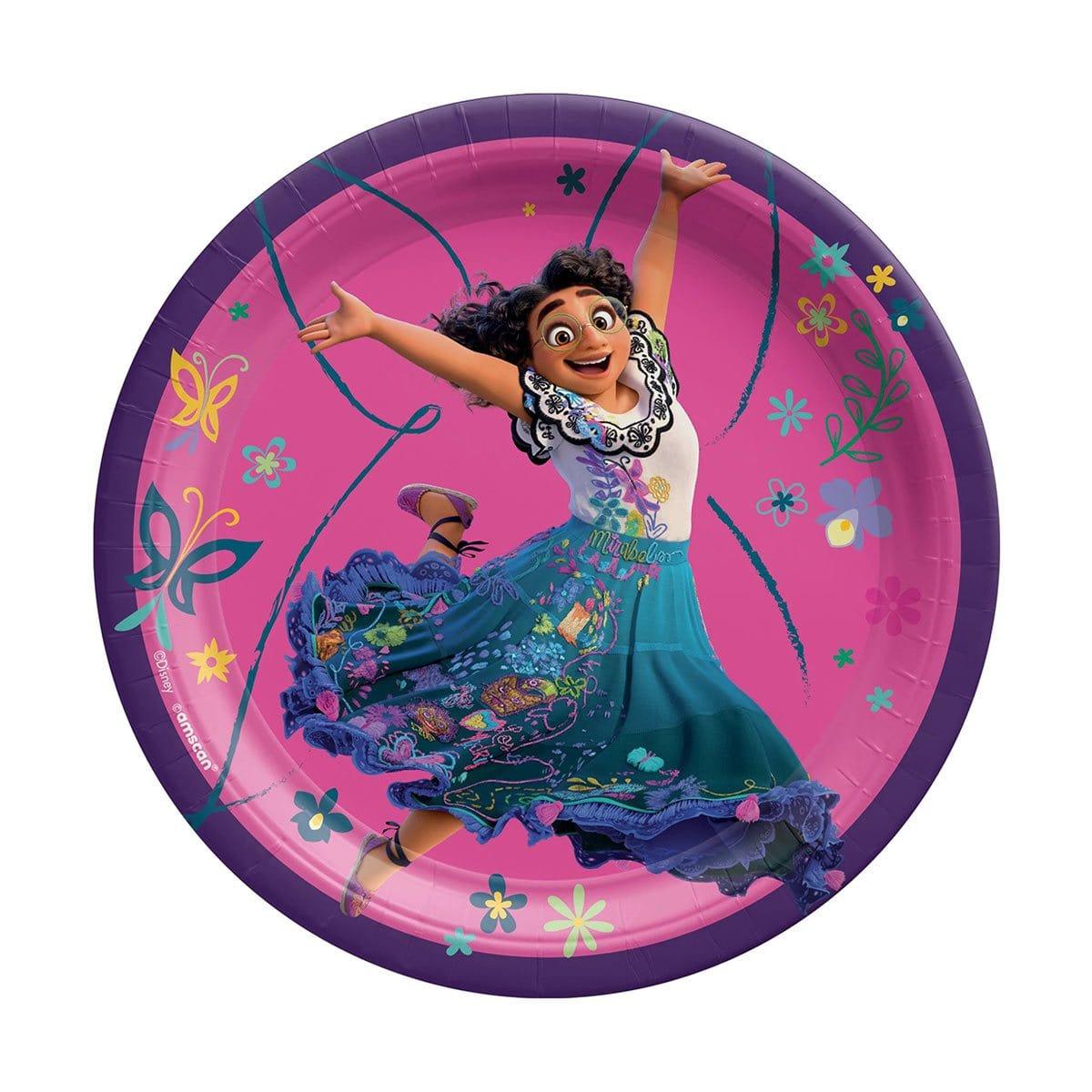 Buy kids Birthday Encanto Lunch Paper Plate, 7 Inches, 8 Count sold at Party Expert