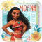 AMSCAN CA Kids Birthday Disney Moana Birthday Large Square Lunch Paper Plates, 9 Inches, 8 Count 013051678098