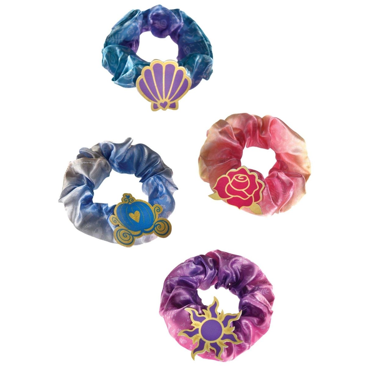 AMSCAN CA Kids Birthday Disney Once Upon a Time Hair Accessories,  2 1/2 Inches, 4 Count