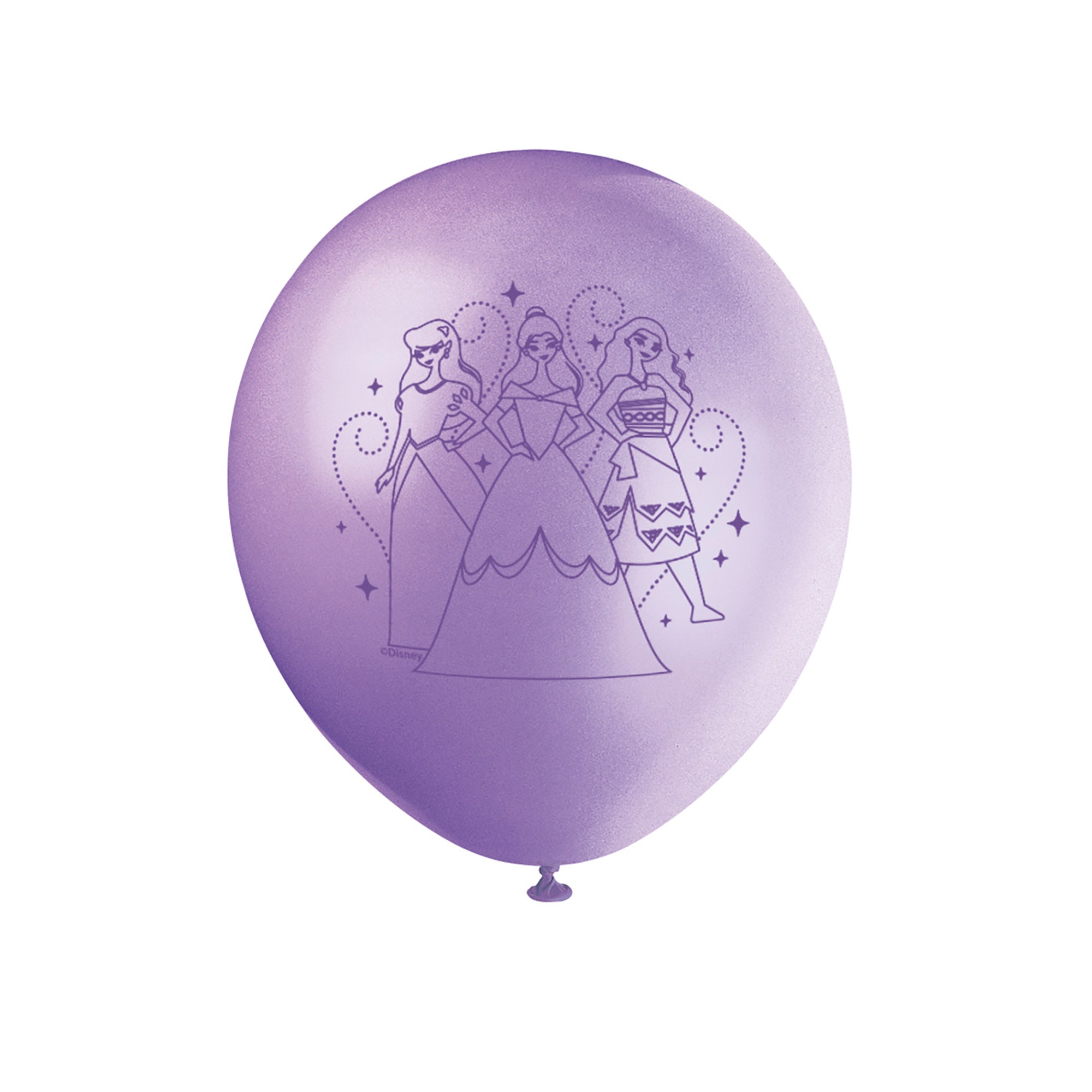 Ballons en latex imprimés de princesse Disney
