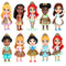 KROEGER Impulse Buying Disney Princess Mini Doll, Assortment, 3 Inches, 1 Count