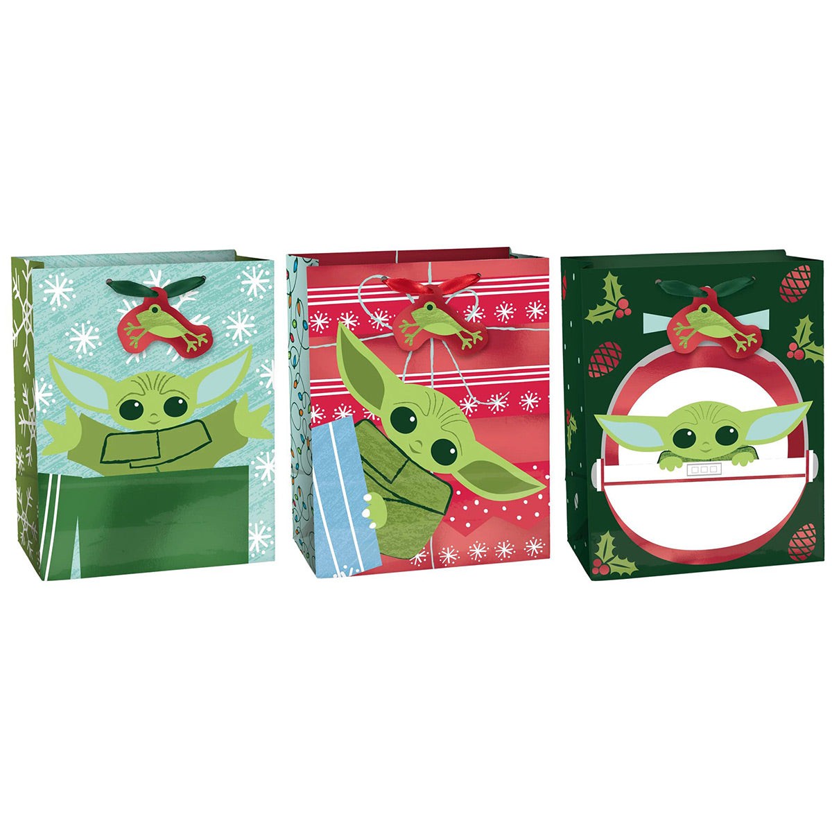 AMSCAN CA Kids Birthday Disney, The Mandalorian, favor bags, 3 Count 192937274842