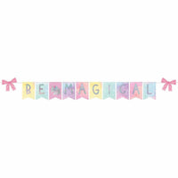 Buy Kids Birthday Enchanted Unicorn Banner sold at Party Expert