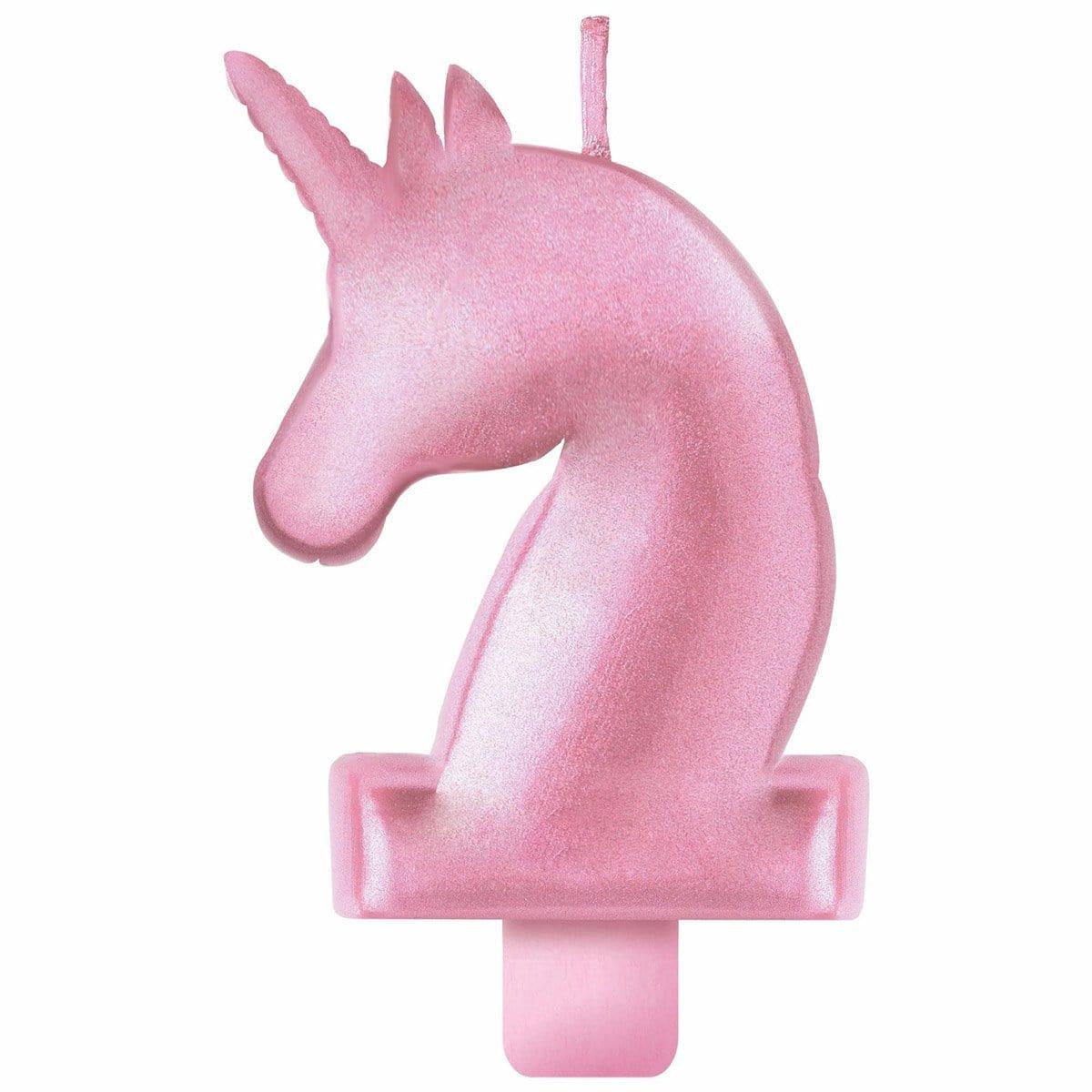 Buy Kids Birthday Enchanted Unicorn Candle sold at Party Expert