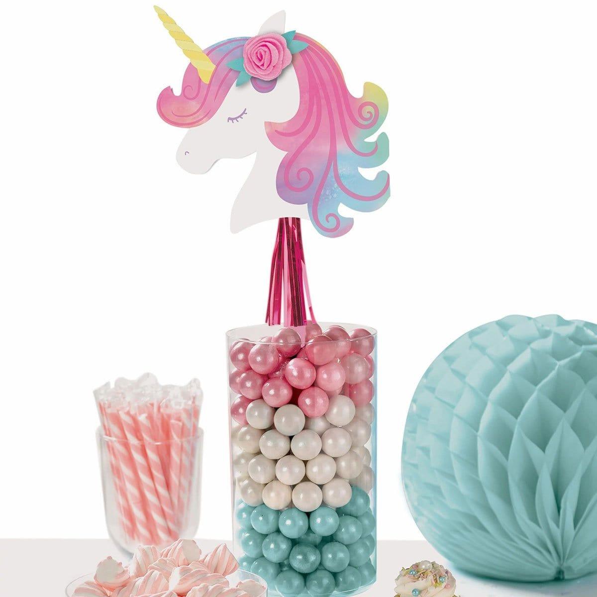 Buy Kids Birthday Enchanted Unicorn Centerpiece sold at Party Expert