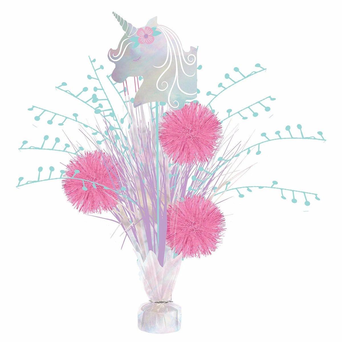 Buy Kids Birthday Enchanted Unicorn Centerpiece sold at Party Expert
