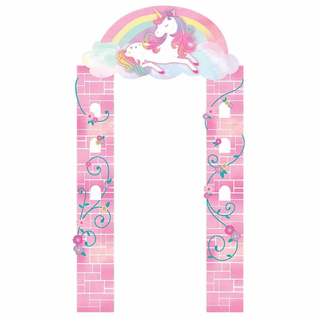 Buy Kids Birthday Enchanted Unicorn Doorway Entry sold at Party Expert
