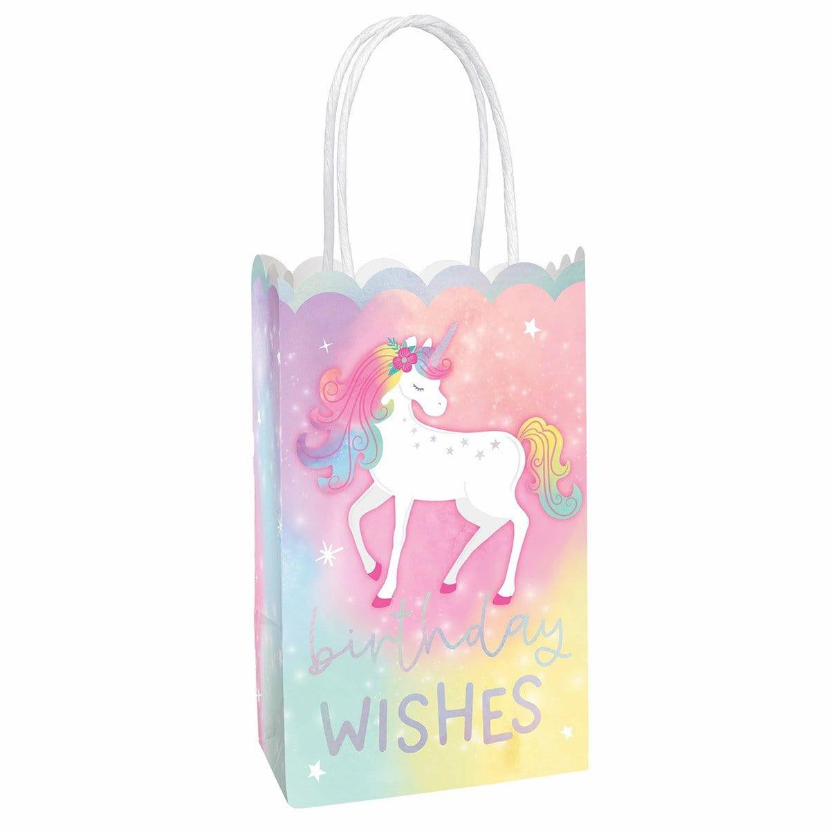 Buy Kids Birthday Enchanted Unicorn Paper Bag, 10 Count sold at Party Expert