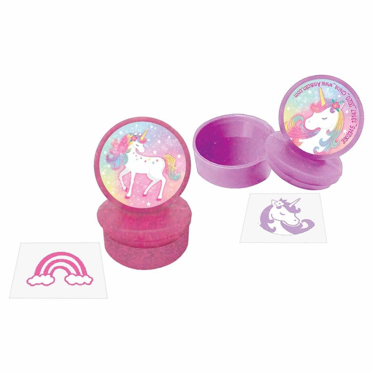 Buy Kids Birthday Enchanted Unicorn Stamper, 8 Count sold at Party Expert