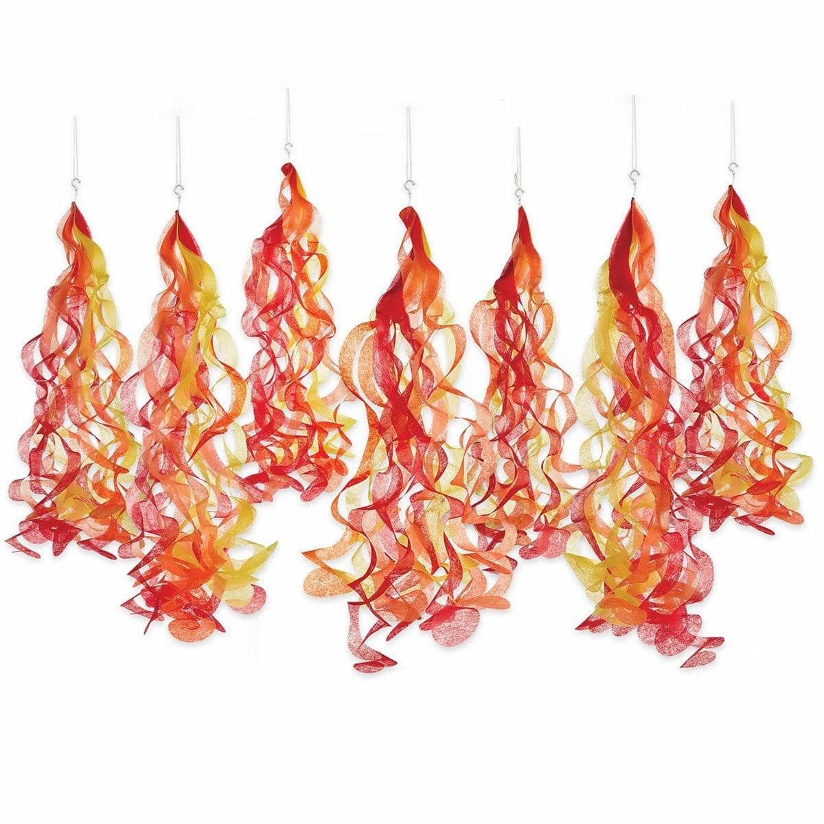 Buy Kids Birthday First Responders Hanging Fire Decoration, 20 Count sold at Party Expert