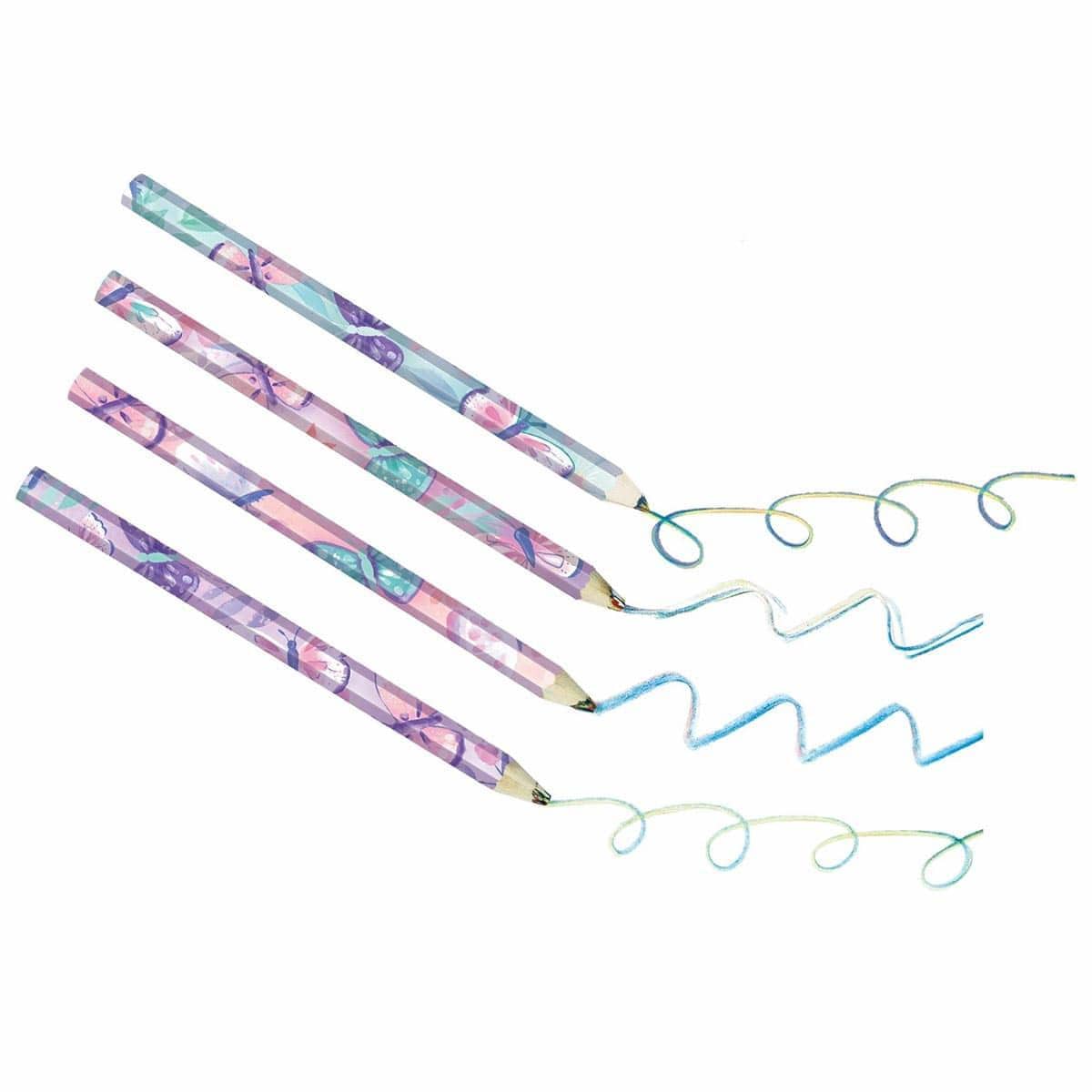 Buy Kids Birthday Flutter Party Color Pencil, 4 Count sold at Party Expert