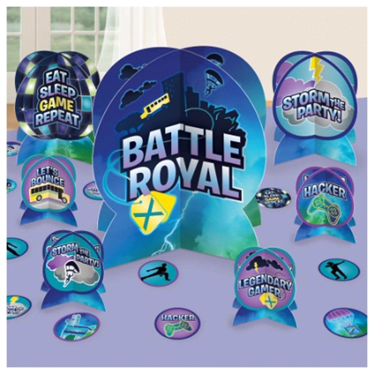 Buy Kids Birthday Fortnite Battle Royal table decorating kit sold at Party Expert