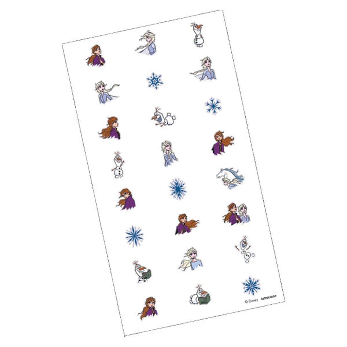 Buy Kids Birthday Frozen 2 nail decals, 4 per package sold at Party Expert