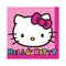 Buy Kids Birthday Hello Kitty Rainbow beverage napkins, 16 per package sold at Party Expert
