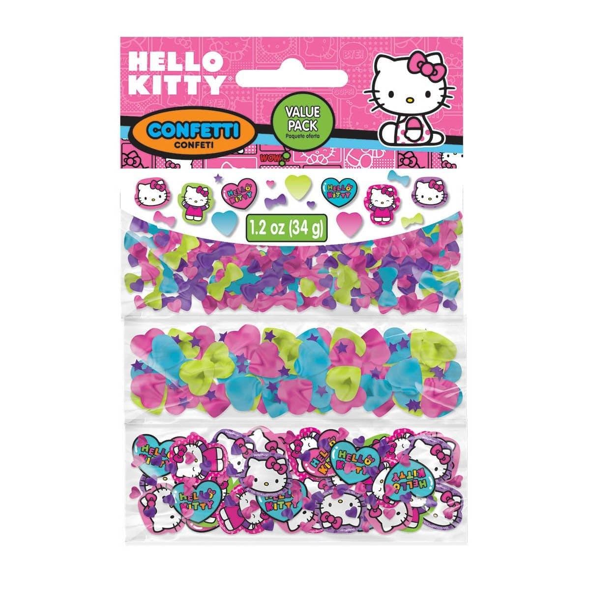 Buy Kids Birthday Hello Kitty Rainbow confetti sold at Party Expert