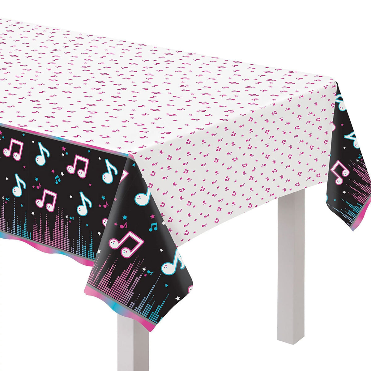 AMSCAN CA Kids Birthday Internet Famous Plastic Tablecover, 54 x 96 Inches, 1 Count