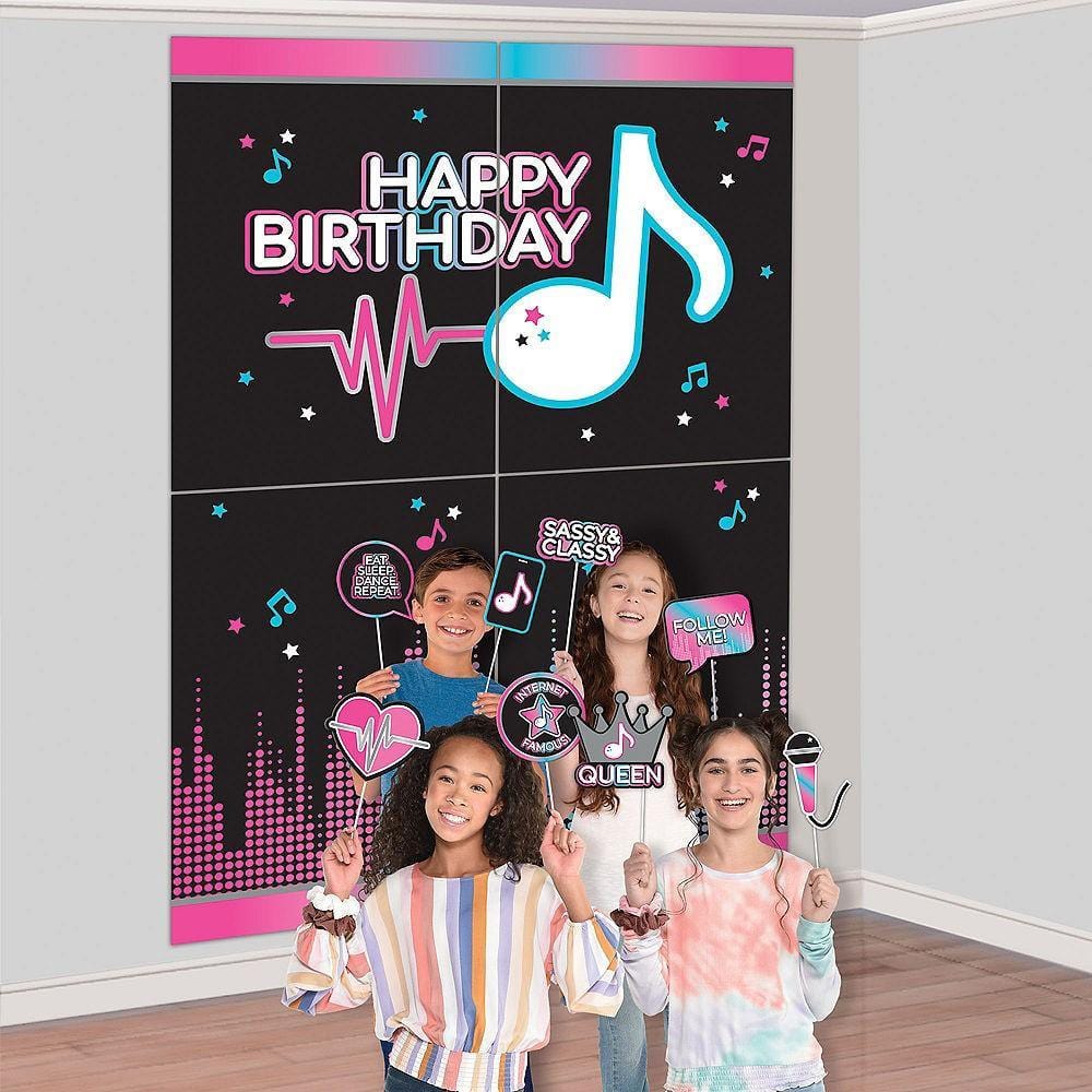 Buy Kids Birthday Internet Famous Scene Setter With Props sold at Party Expert