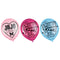 AMSCAN CA Kids Birthday JoJo Siwa Latex Balloons, 12 in, 6 Count