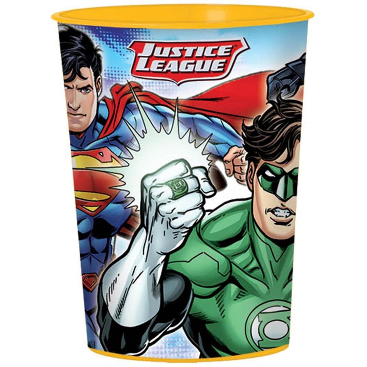 Buy Kids Birthday Justice League plastic favor cup sold at Party Expert