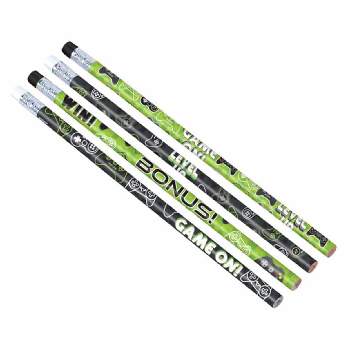 Buy Kids Birthday Level Up pencils, 8 per package sold at Party Expert