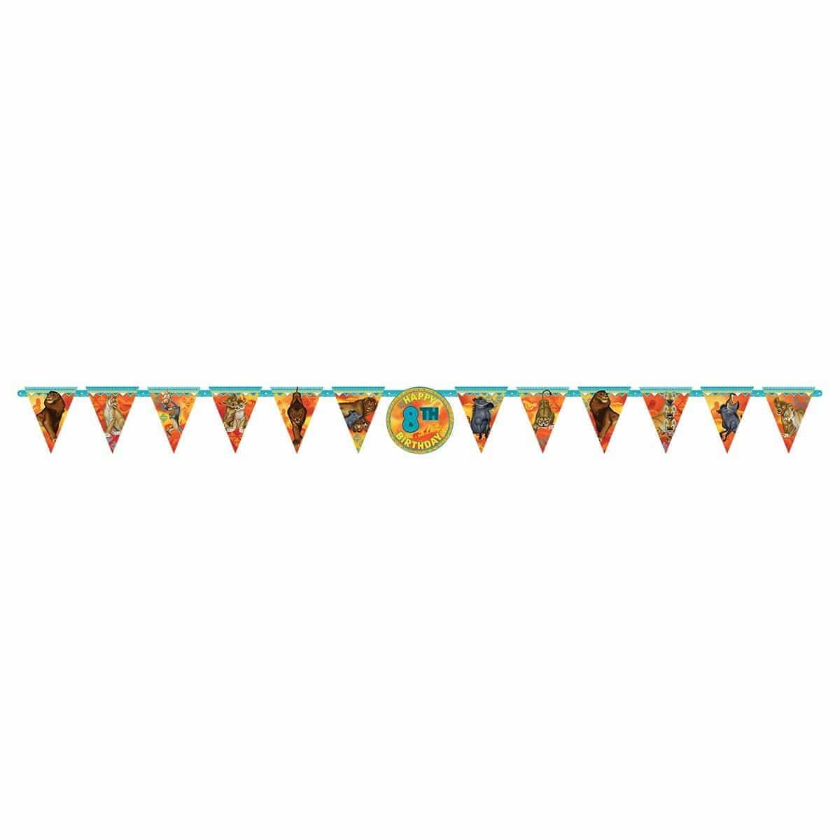 Buy Kids Birthday Lion King customizable banner sold at Party Expert