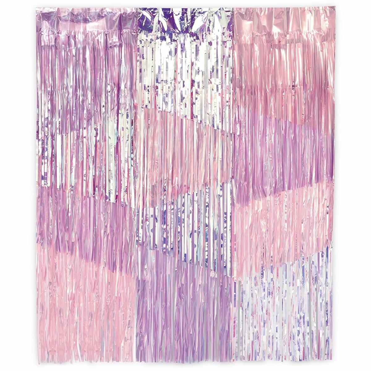 Buy Kids Birthday Mermaid Fringe Backdrop sold at Party Expert