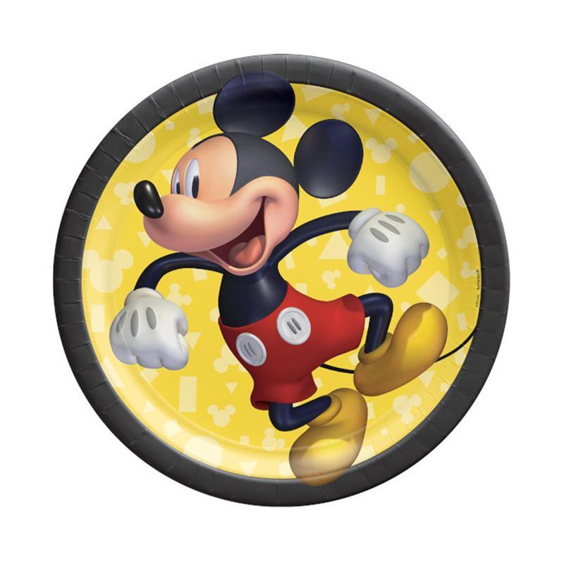 Buy Kids Birthday Mickey Mouse Forever Dessert Plates 7 inches, 8 per package sold at Party Expert