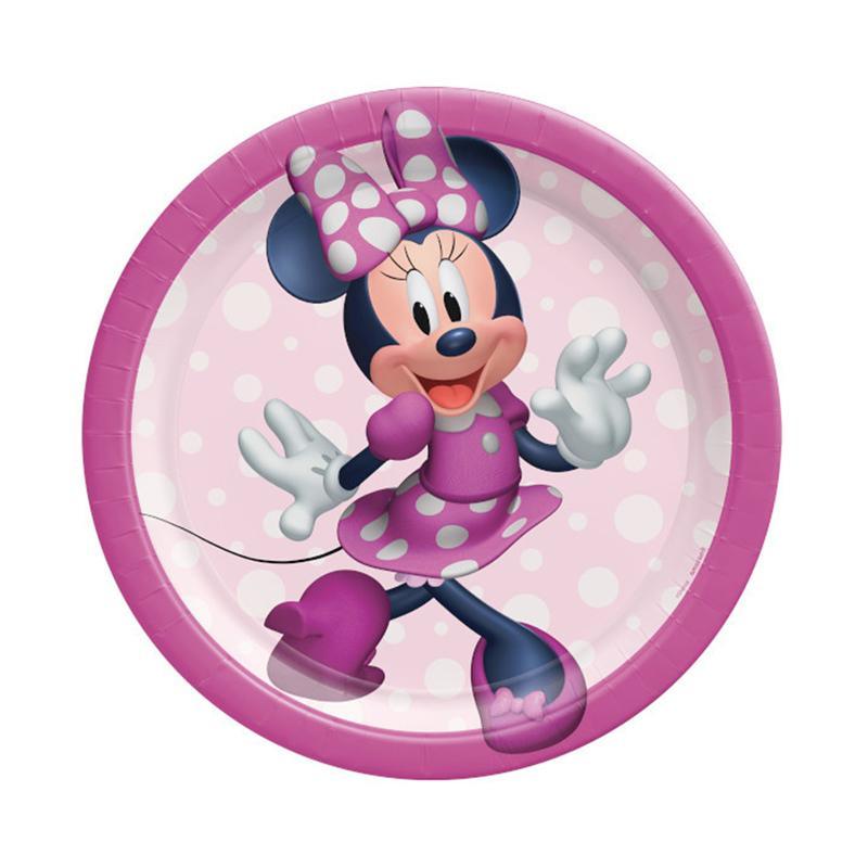 Buy Kids Birthday Minnie Mouse Forever Dessert Plates 7 inches, 8 per package sold at Party Expert