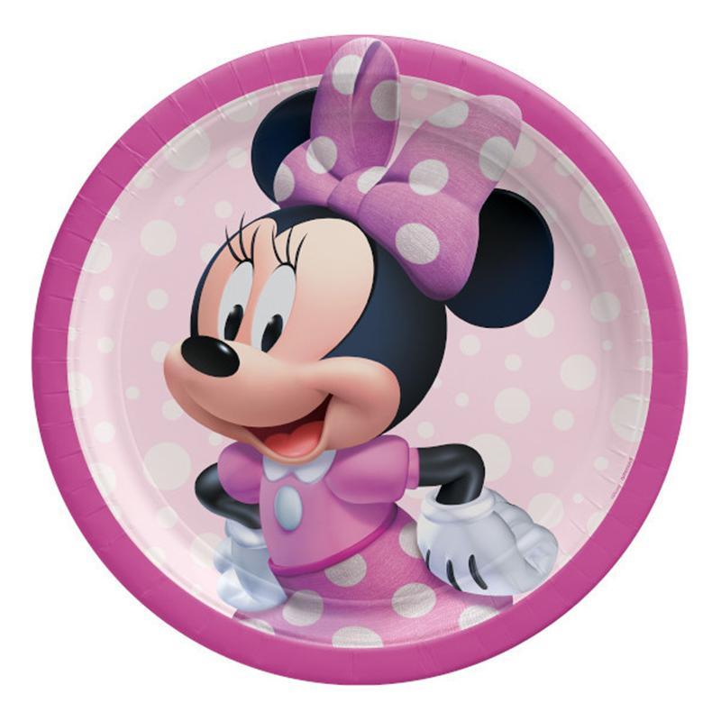 Buy Kids Birthday Minnie Mouse Forever Dinner Plates 9 inches, 8 per package sold at Party Expert