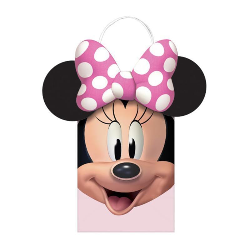 Buy Kids Birthday Minnie Mouse Forever favor bags, 8 per package sold at Party Expert