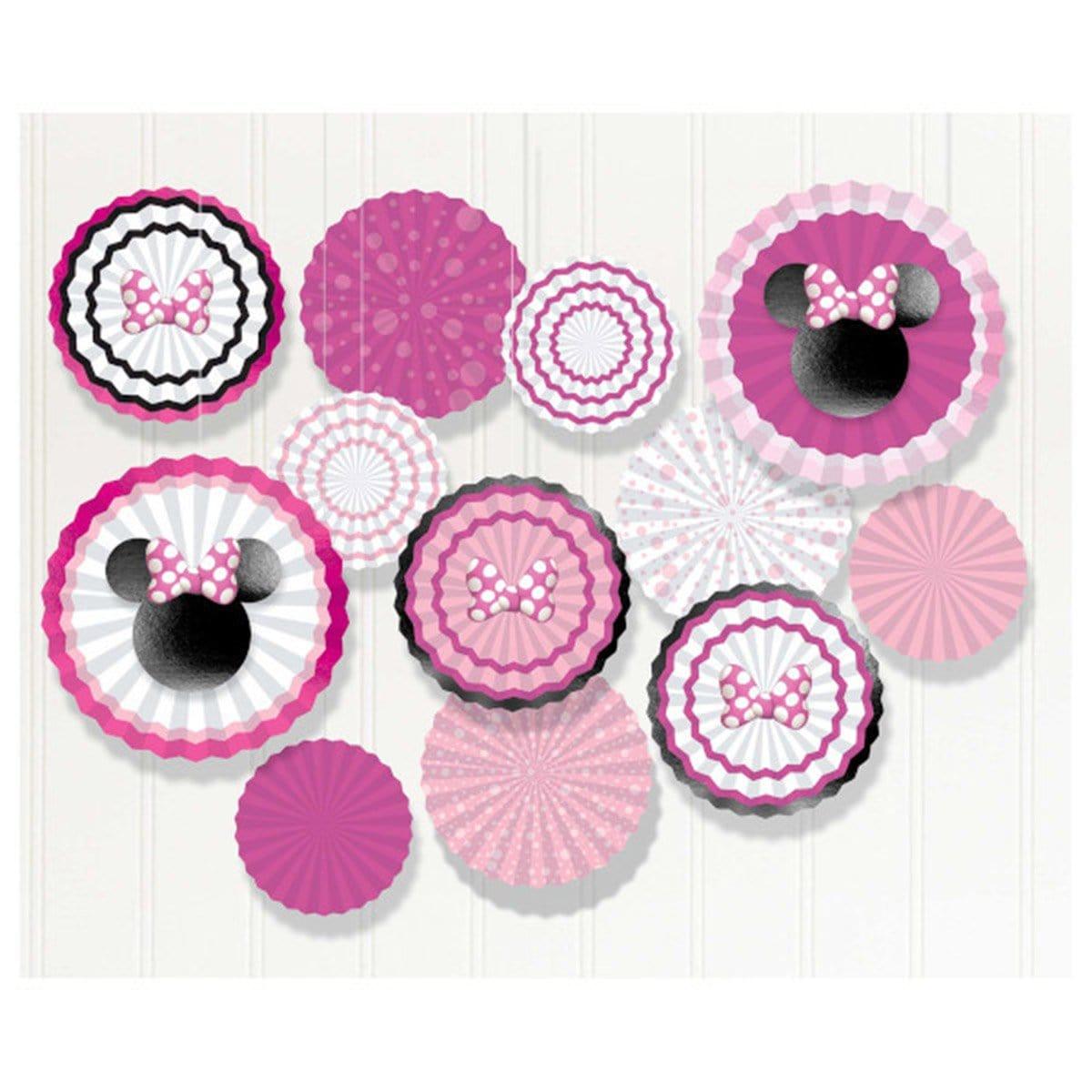 Buy Kids Birthday Minnie Mouse Forever, paper fan decorating kit sold at Party Expert