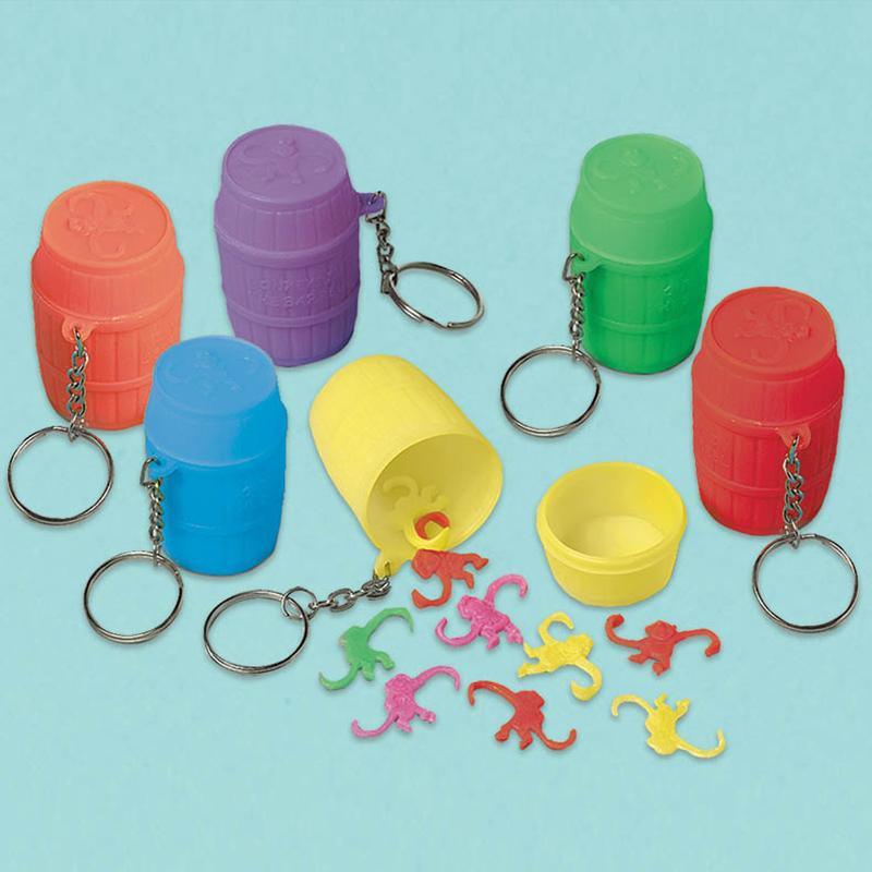Buy Kids Birthday Monkey game keychains, 12 per package sold at Party Expert