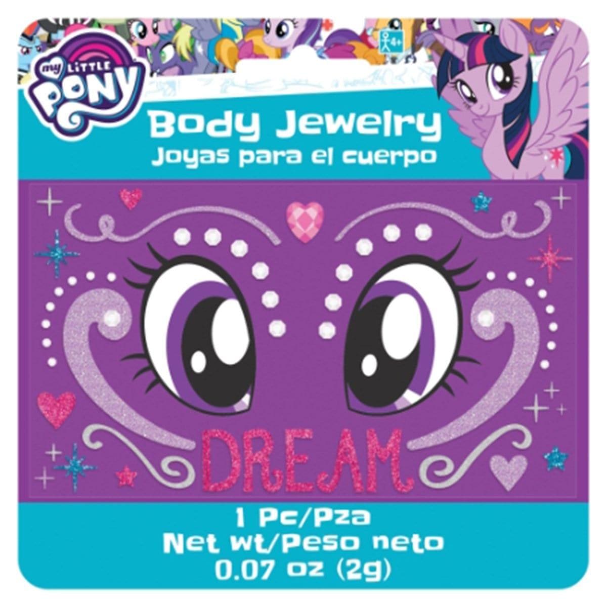 Buy Kids Birthday My Little Pony body jewelry sold at Party Expert