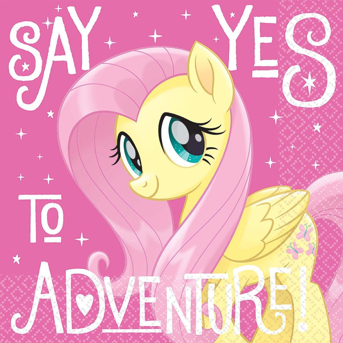 Buy Kids Birthday My Little Pony lunch napkins, 16 per package sold at Party Expert