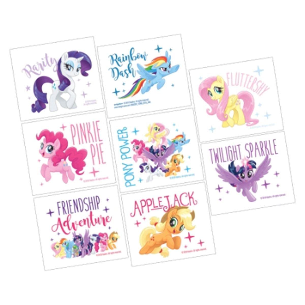 Buy Kids Birthday My Little Pony temporary tattoos, 8 per package sold at Party Expert