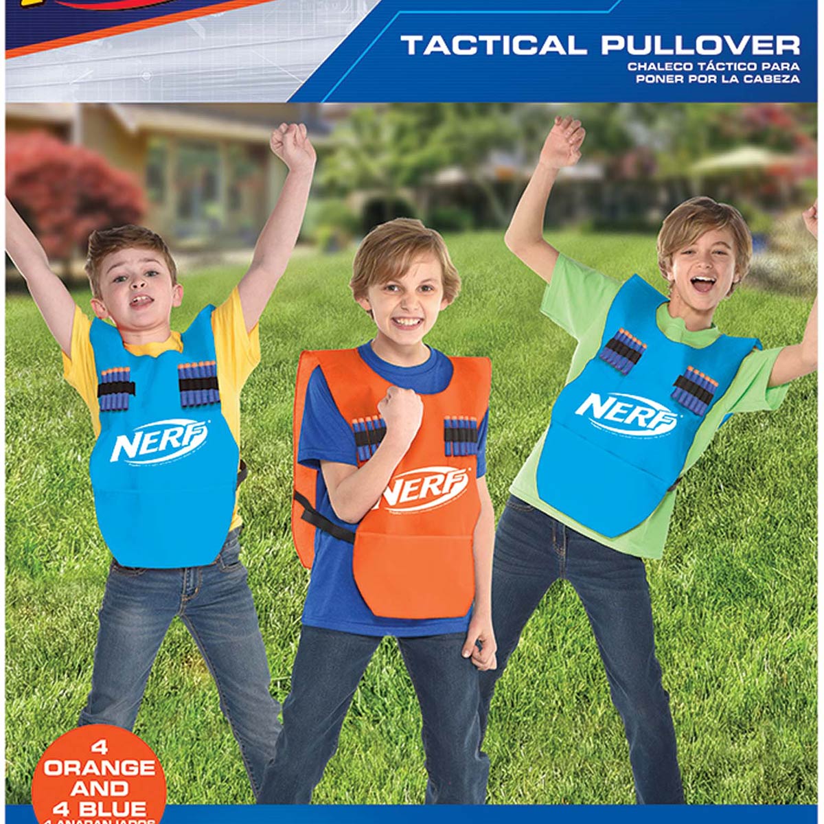 AMSCAN CA Kids Birthday Nerf Tactical Pullover, 8 Count 013051853617