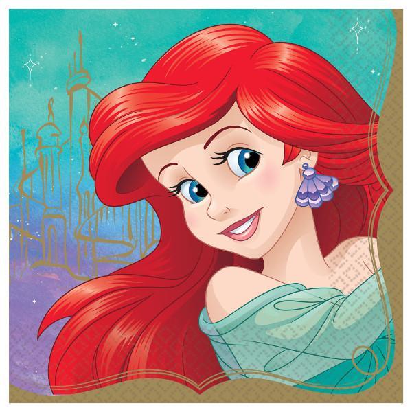 Buy Kids Birthday Once Upon A Time Ariel lunch napkins, 16 per package sold at Party Expert