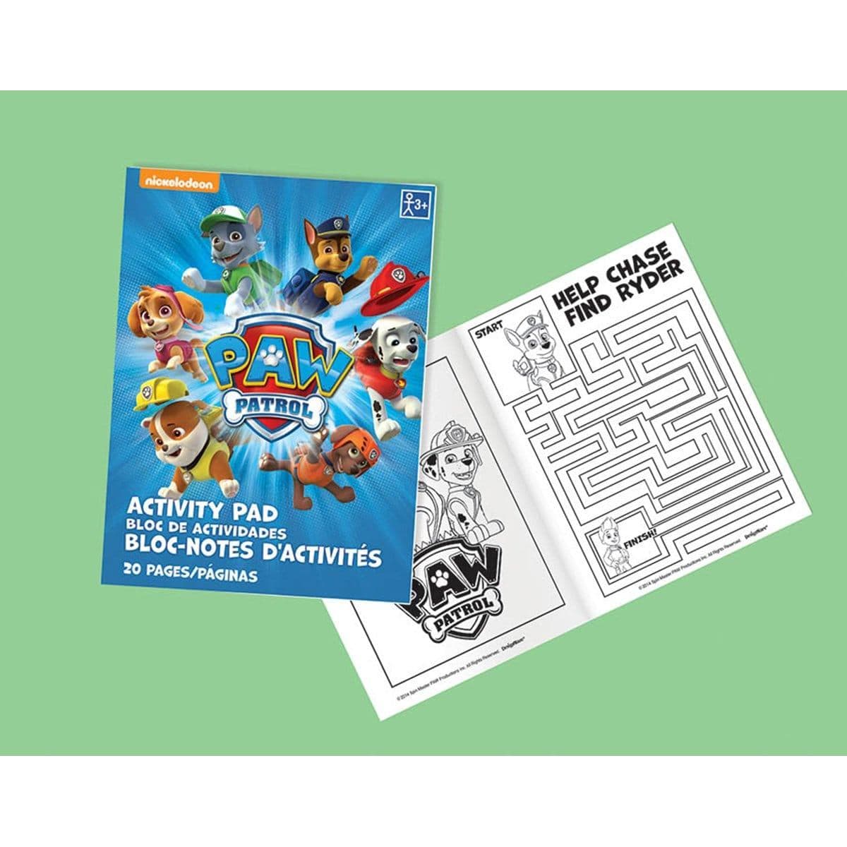 Buy Kids Birthday Paw Patrol activity pad sold at Party Expert