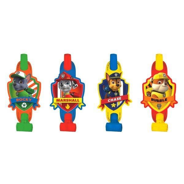 Buy Kids Birthday Paw Patrol blowouts, 8 per package sold at Party Expert