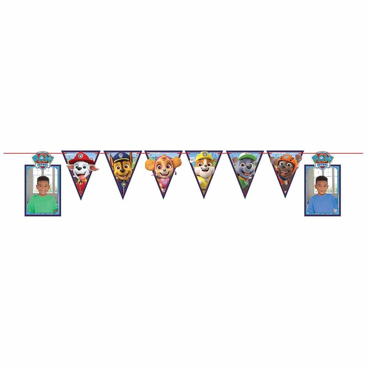 Buy Kids Birthday Paw Patrol photo banner sold at Party Expert