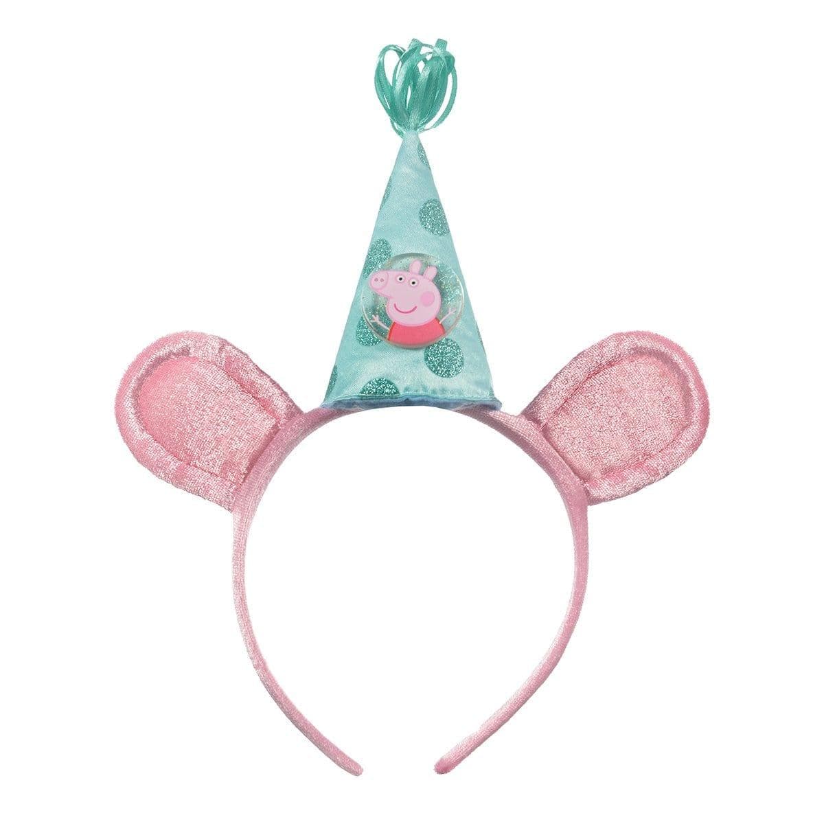 Buy Kids Birthday Peppa Pig Confetti Deluxe Headband sold at Party Expert