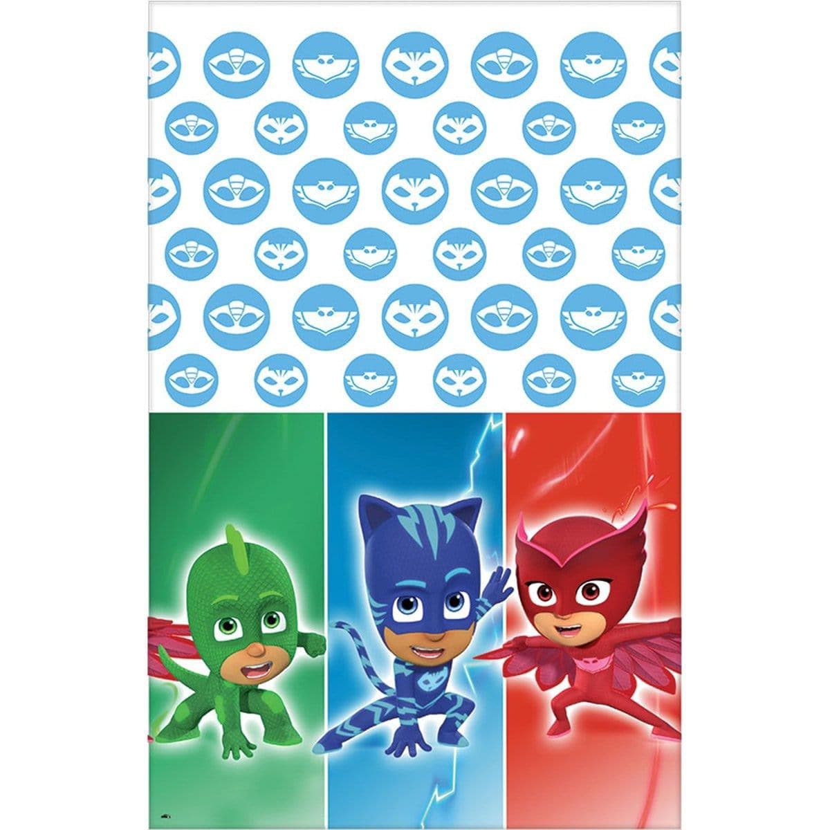 Buy Kids Birthday PJ Masks tablecover sold at Party Expert