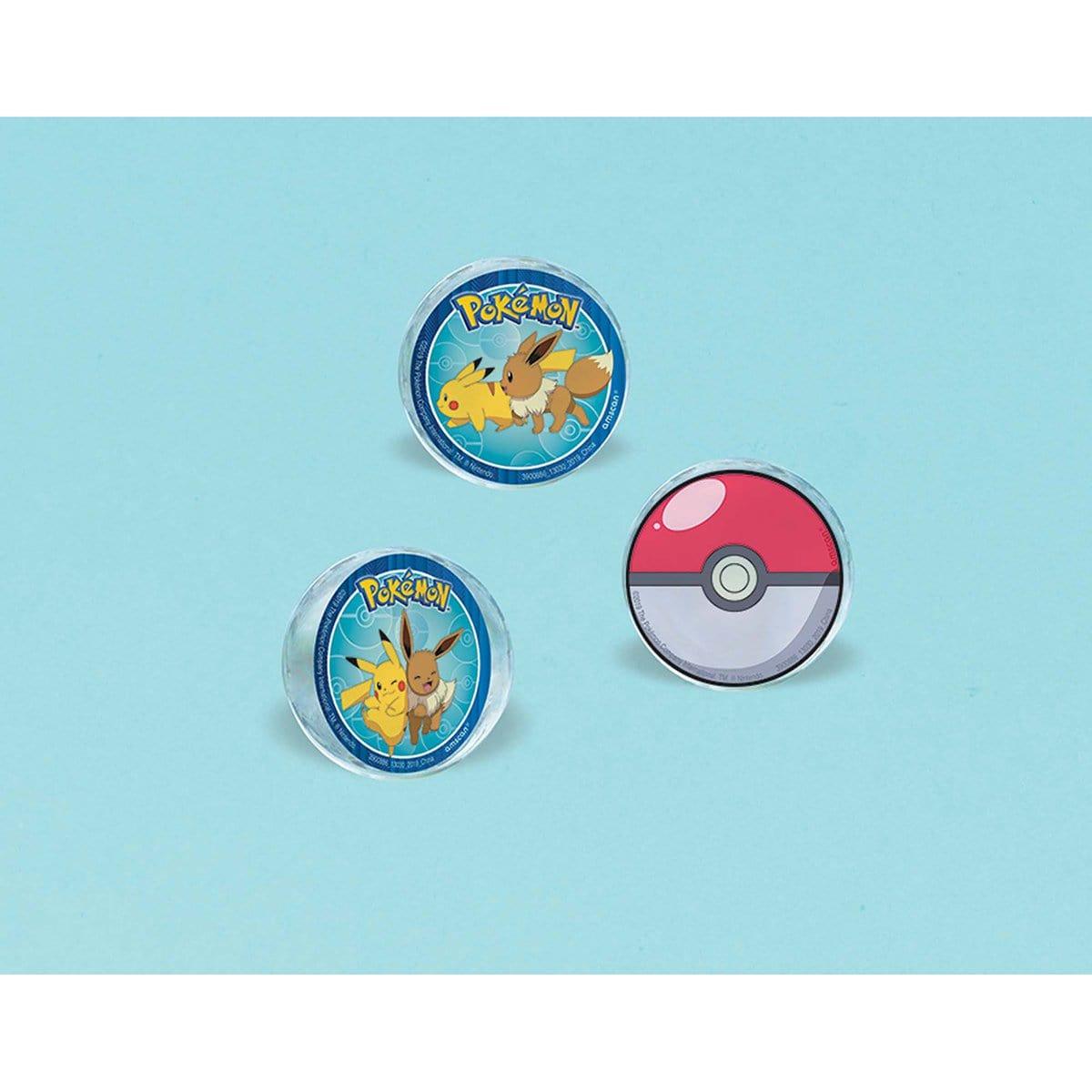 Buy Kids Birthday Pokémon bounce balls, 4 per package sold at Party Expert
