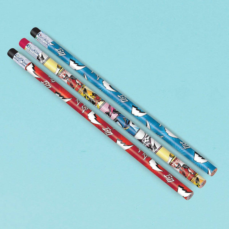Buy Kids Birthday Power Rangers pencils, 12 per package sold at Party Expert