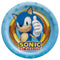 AMSCAN CA Kids Birthday Sonic the Hedgehog Dessert Paper Plates, 7 in, 8 Count