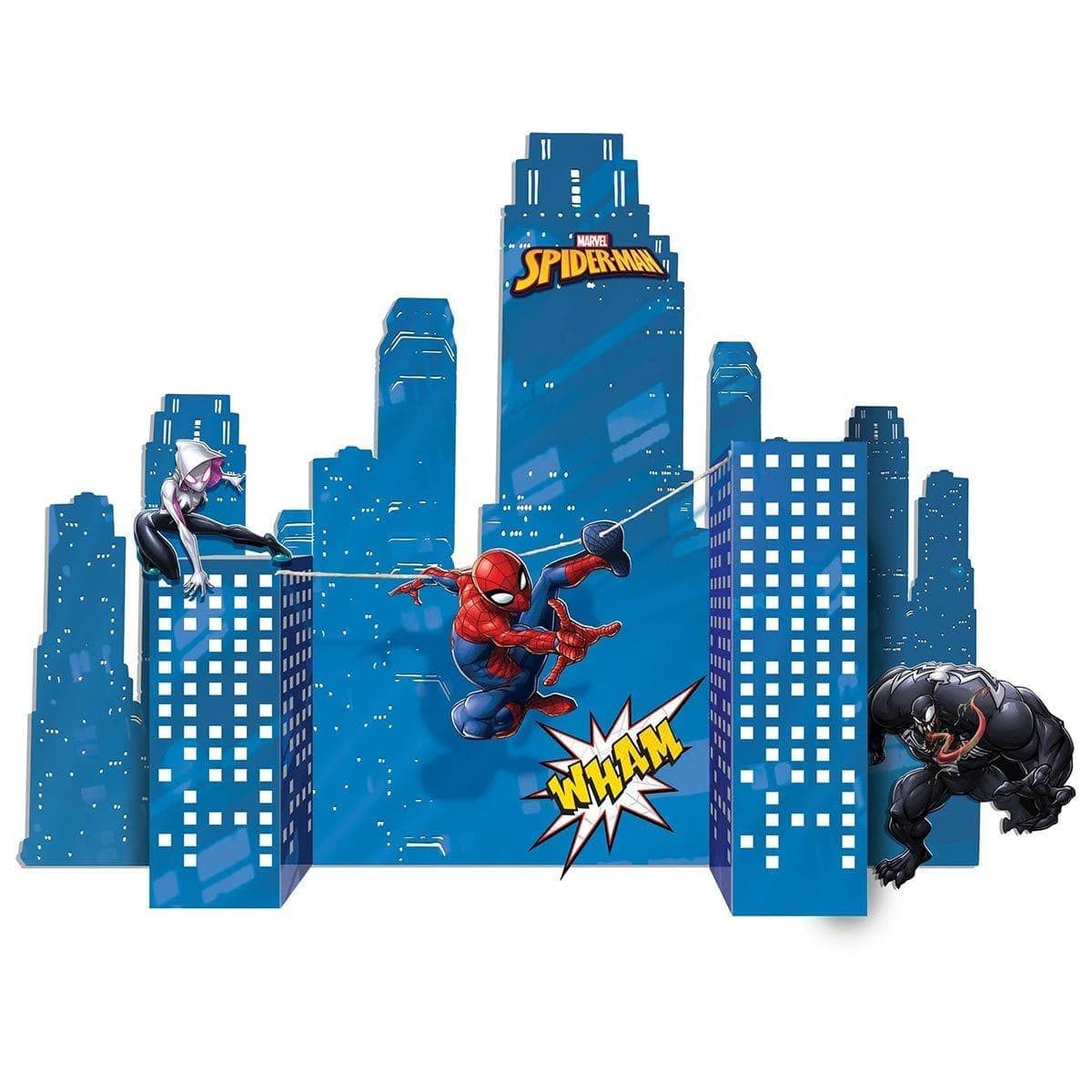 Buy Kids Birthday Spider-man Backdrop Decoration Kit sold at Party Expert