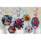 Buy Kids Birthday Spider-Man swirl decorations, 12 per package sold at Party Expert